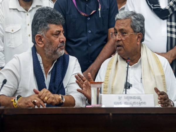 Shivakumar and Siddaramaiah meet with the Congress High Command