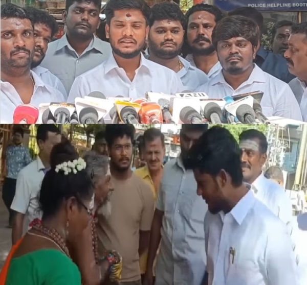 மூன்று மாதங்களில் மதுரை மீனாட்சி அம்மன் கோயில் குடமுழுக்கு - அமைச்சர் ரமேஷ் அறிவிப்பு மூன்று மாதங்களில் மதுரை மீனாட்சி அம்மன் கோயில் குடமுழுக்கு - அமைச்சர் ரமேஷ் அறிவிப்பு