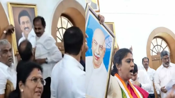 கோவை நகர்மன்றக் கூட்டத்தில் திமுக காங்கிரஸ் கவுன்சிலர்கள் மோதல்