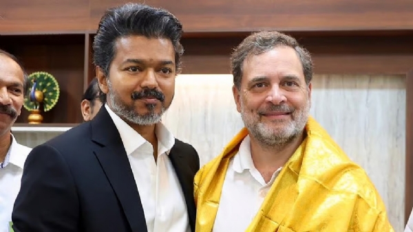 Vijay extends birthday wishes to Congress MP Rahul Gandhi.