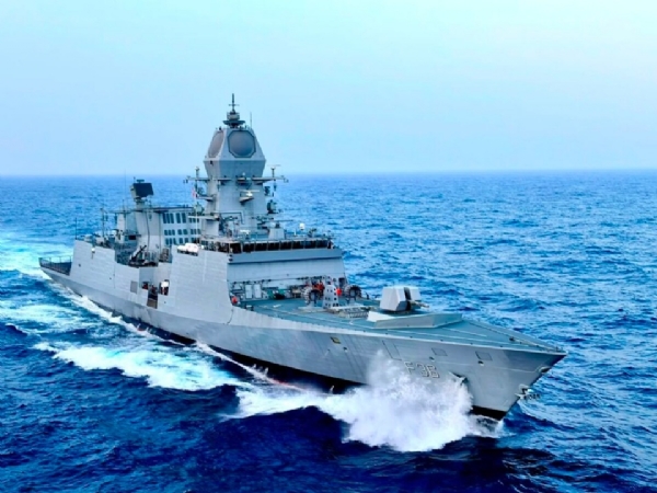 Induction ceremony of indigenous warships Induction ceremony of indigenous warships
