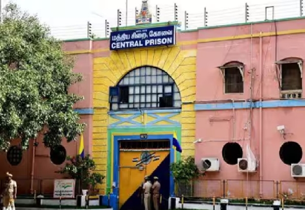 Surprise raid by over a hundred police personnel at Coimbatore Central Prison.