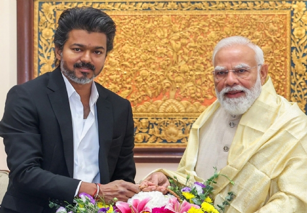 முதல்வர் விஜய்க்கு பிரதமர் மோடி உள்ளிட்ட அரசியல் பிரபலங்கள் பிறந்தநாள் வாழ்த்து முதல்வர் விஜய்க்கு பிரதமர் மோடி உள்ளிட்ட அரசியல் பிரபலங்கள் பிறந்தநாள் வாழ்த்து