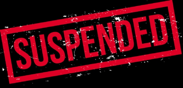 Suspended