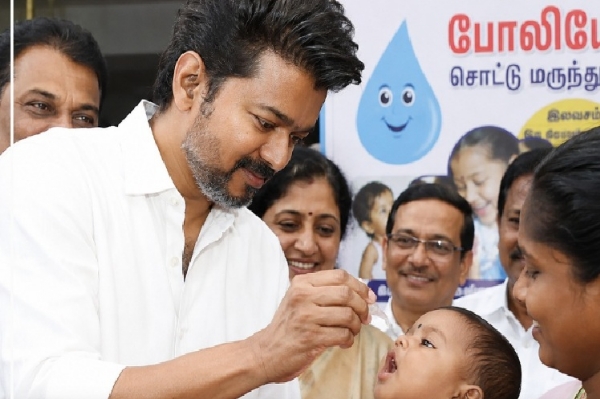 தமிழகம் முழுவதும் நாளை போலியோ சொட்டு மருந்து முகாம் - சென்னையில் முதல்வர் விஜய் தொடங்கி வைக்கிறார்