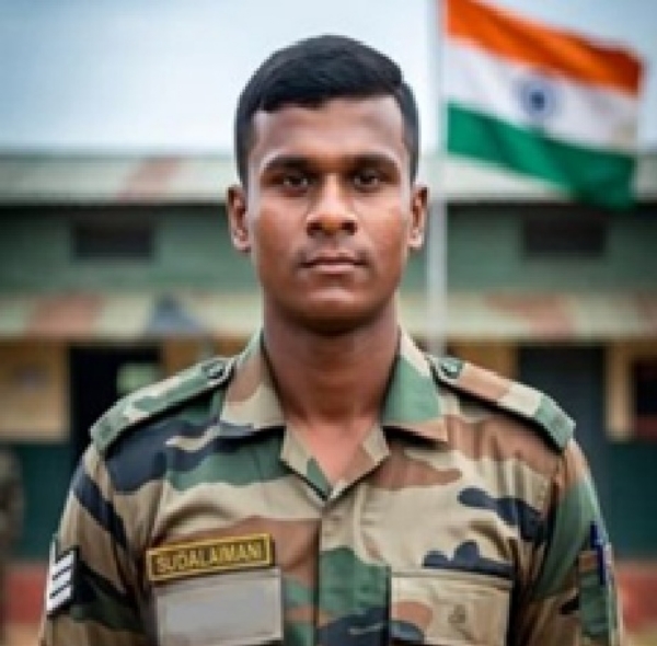 தூத்துக்குடி ராணுவ வீரர் சுடலைமணி வீரமரணம் - அமைச்சர் ஸ்ரீநாத், எம்பி கனிமொழி நேரில் அஞ்சலி