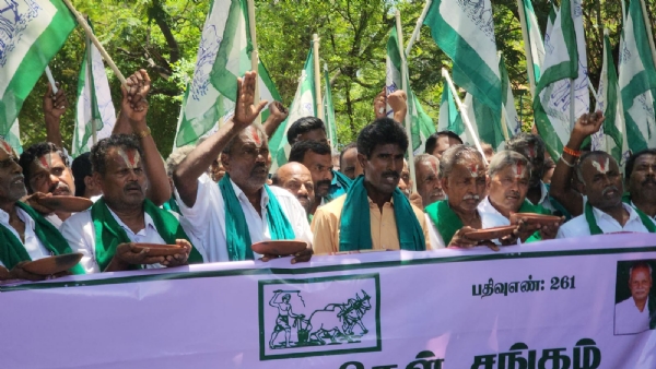 Farmers protest