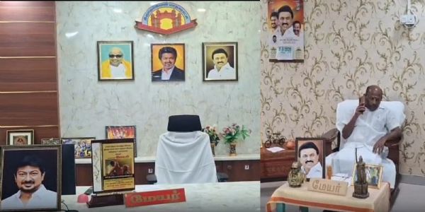 முதல்வர் விஜய் புகைப்படத்துக்கு கீழ் பணியாற்ற மனமில்லை - இருக்கையை மாற்றியமைத்த நெல்லை மேயர்
