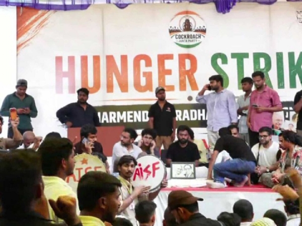 Indefinite hunger strike by the Karappan Janata Party Indefinite hunger strike by the Karappan Janata Party