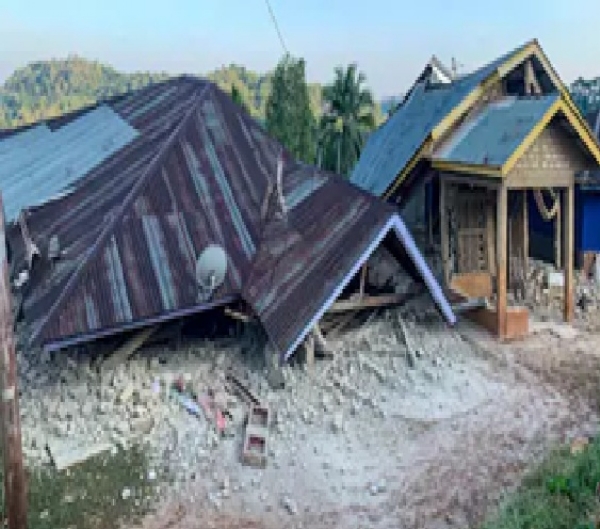 Powerful earthquake in Eastern Indonesia