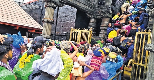 Rain in Sabarimala for 5 days
