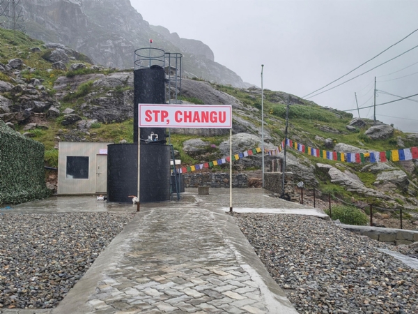 Indian Army arranges sewage treatment plant