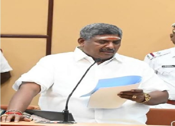Arumugam reappointed as Puducherry Government Whip