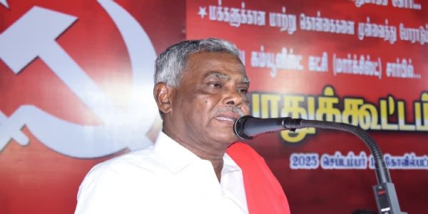 விவசாயிகளிடம் நிலத்தை ஒப்படைக்க உரிய நடவடிக்கை எடுக்க வேண்டுகிறோம் - பெ.சண்முகம்