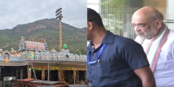 மத்திய அமைச்சர் அமித்ஷா வருகையை முன்னிட்டு அருணாசலேஸ்வரர் கோவிலில் 3 அடுக்கு பாதுகாப்பு