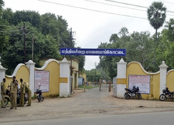 District Collector Anand Mohan conducts a surprise inspection at Palayamkottai Central Prison.