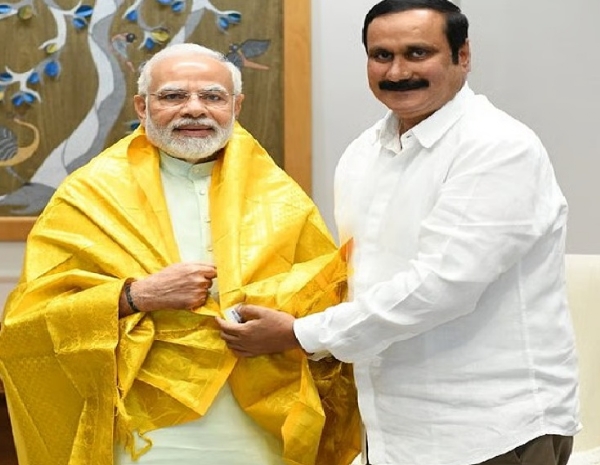 PMK leader Anbumani Ramadoss extends birthday wishes to Prime Minister Modi. PMK leader Anbumani Ramadoss extends birthday wishes to Prime Minister Modi.