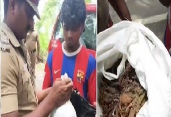 Youth arrested for smuggling ganja Youth arrested for smuggling ganja