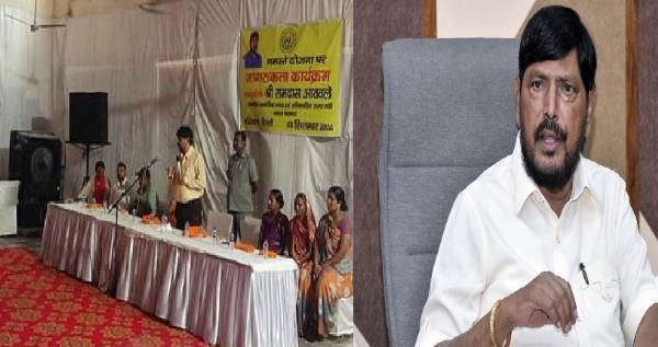 Ramdas Athawale distributes NAMASTE, Ayushman cards to waste pickers in Delhi