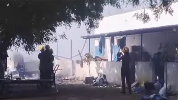 Massive explosion at a firecracker factory near Sattur